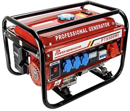 PowerTech PT-8500W: Professionele Benzine Generator 2500W