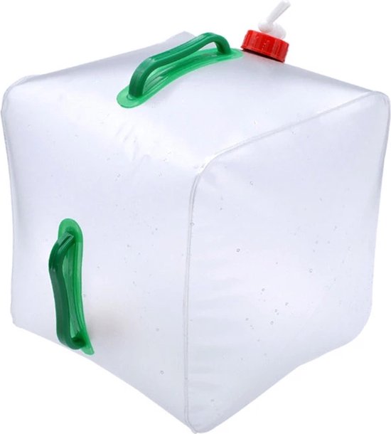 Waterzak 20 Liter - Watercontainer - Met Handvat - Met Kraan - Wateropslag - Noodsituaties - Kamperen - Outdoor - Survival