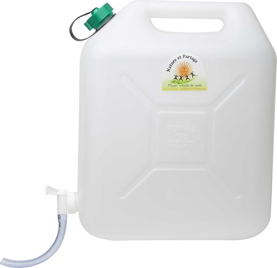 EDA - Jerrycan - Met kraan - 20 Liter - Jerrycan voor water - Wit